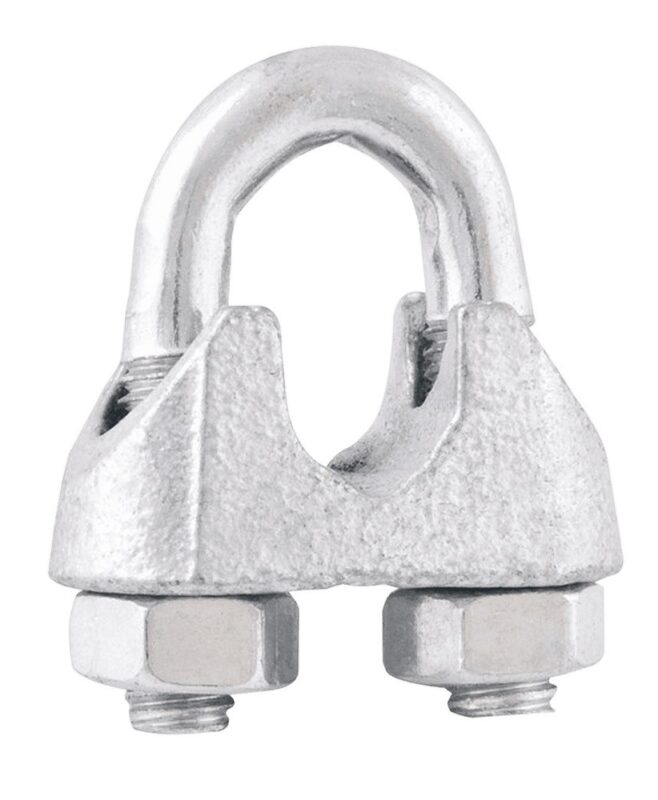 GRAMPO P/ CABO DE ACO 1/8" C/ 50 UN - FERTAK