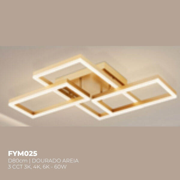 FYM025 - LUMIN. ACAB. SAND GOLD-3CCT- L80-60W