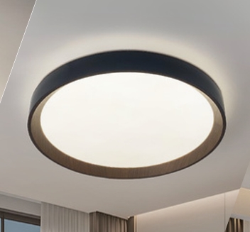 3c012280-7ee1-401d-8de5-746be77bbffe FZM015M - LUSTRE RED.MADEIRA ESCURO-3000K- 40CM-30W