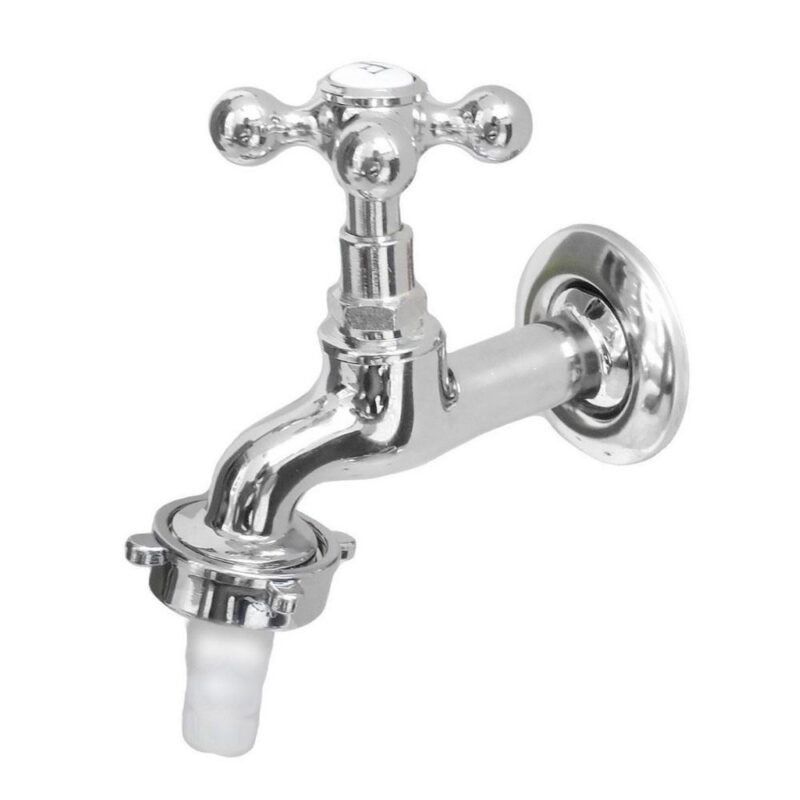 TORNEIRA ZAMAC 1130 CROMADA TANQUE/JARDIM C33 LITE C/ BICO
