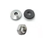 CONJ. ARRUELA PVC + ARRUELA METAL + PORCA 5/16 C/ 100 UN -