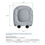 ASSENTO PP S. CLOSE SABATINI BRANCO - BLUKIT