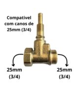BASE REGISTRO PRESSÃO 1/2'' 1416 - ULTRA METAIS