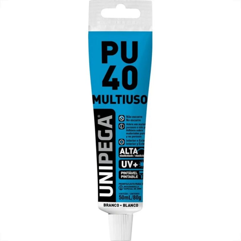 ADESIVO PU 40 MULTIUSO BRANCO 80G - UNIPEGA