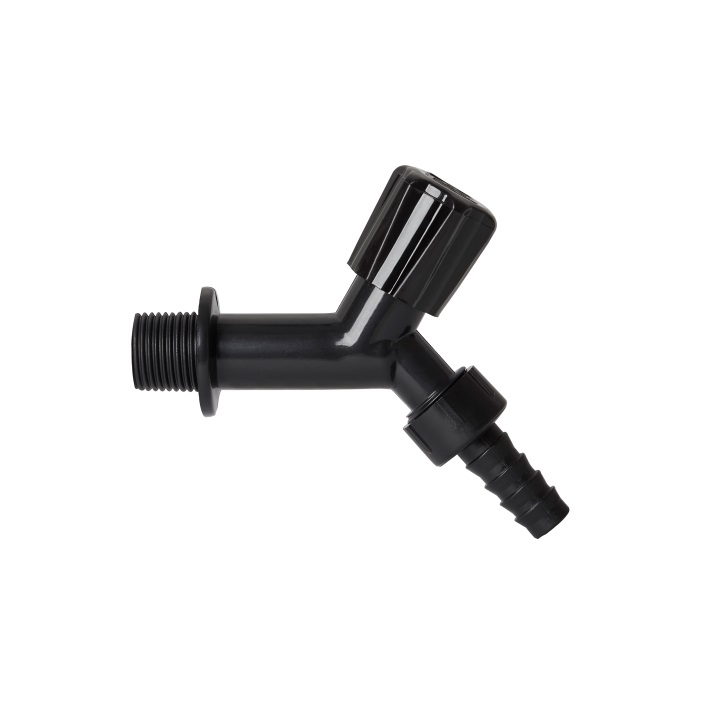 TORNEIRA PLASTICA JARDIM PRETO 3/4'' X 1/2'' - REBOUCAS