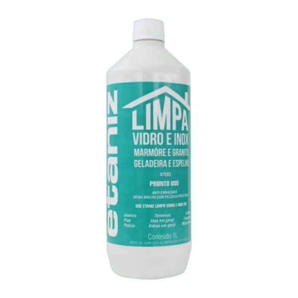LIMPA VIDRO E INOX 1L - ETANIZ