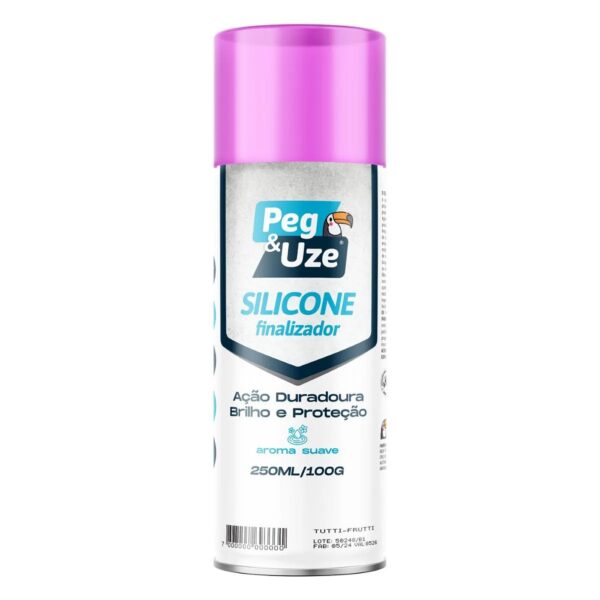 SILICONE SPRAY 250ML/100G TUTTI-FRUTTI - PEG&UZE