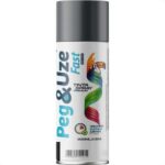 TINTA SPRAY ALTA TEMPERATURA ALUMINIO 300ML/130G - PEG&UZE