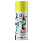 TINTA SPRAY LUMINOSA AMARELO 300ML/130G - PEG&UZE