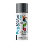 TINTA SPRAY USO GERAL CINZA ESCURO 300ML/130G - PEG&UZE