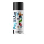 TINTA SPRAY USO GERAL PRETO FOSCO 300ML/130G - PEG&UZE