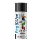 TINTA SPRAY USO GERAL PRETO SEMI BRILHO 300ML/130G - PEG&UZE