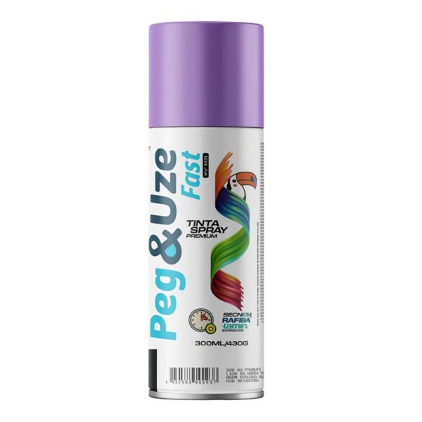 TINTA SPRAY USO GERAL VIOLETA 300ML/130G - PEG&UZE