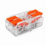 CONECTOR DE EMENDA RAPIDA CRISTAL 2 VIAS C/ 50UN - EXBOM