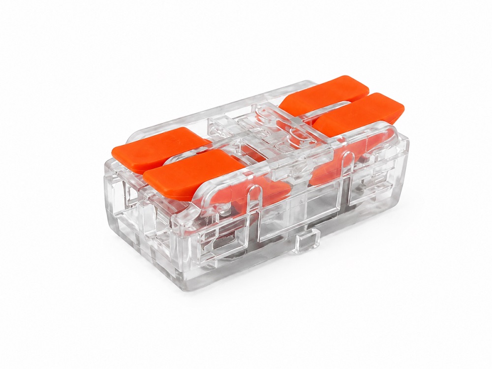 CONECTOR DE EMENDA RAPIDA CRISTAL 2 VIAS C/ 50UN - EXBOM