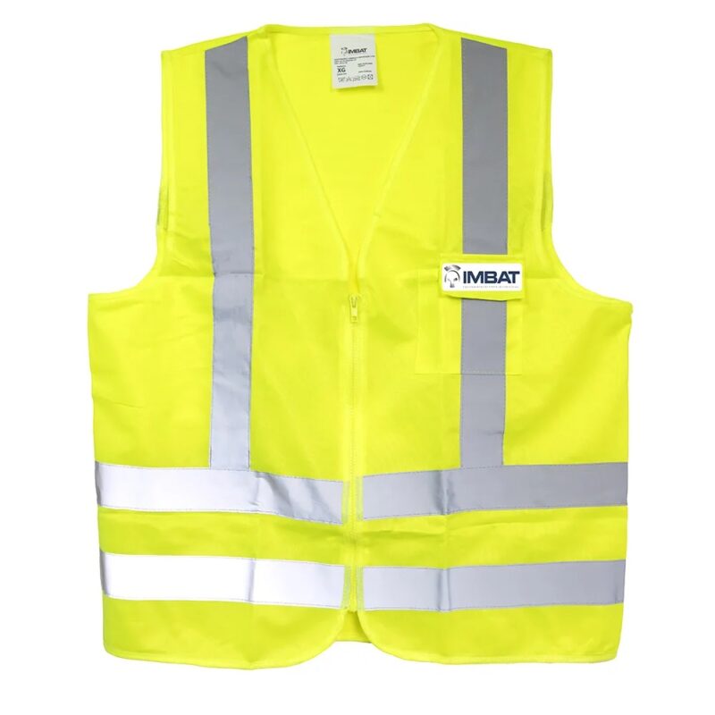COLETE REFLETIVO AMARELO C/ 1 BOLSO T.10 (XG) - IMBAT